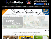 Tablet Screenshot of chcabinetry.com